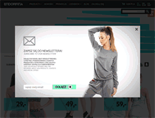 Tablet Screenshot of endorfinawear.com